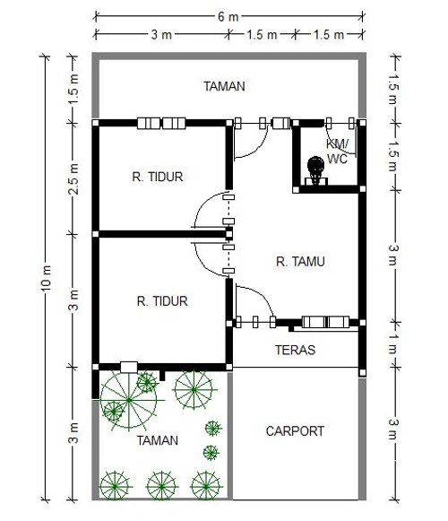 Layout Rumah